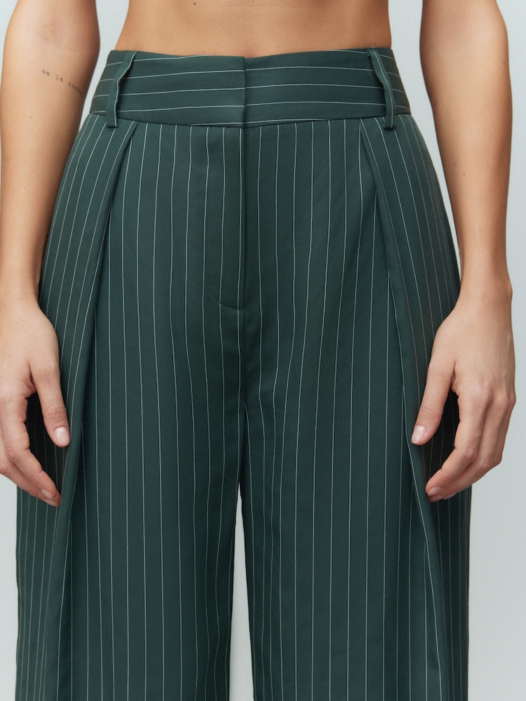 Bande verte - Pantalon large à dos élastique - Image 4 of 7