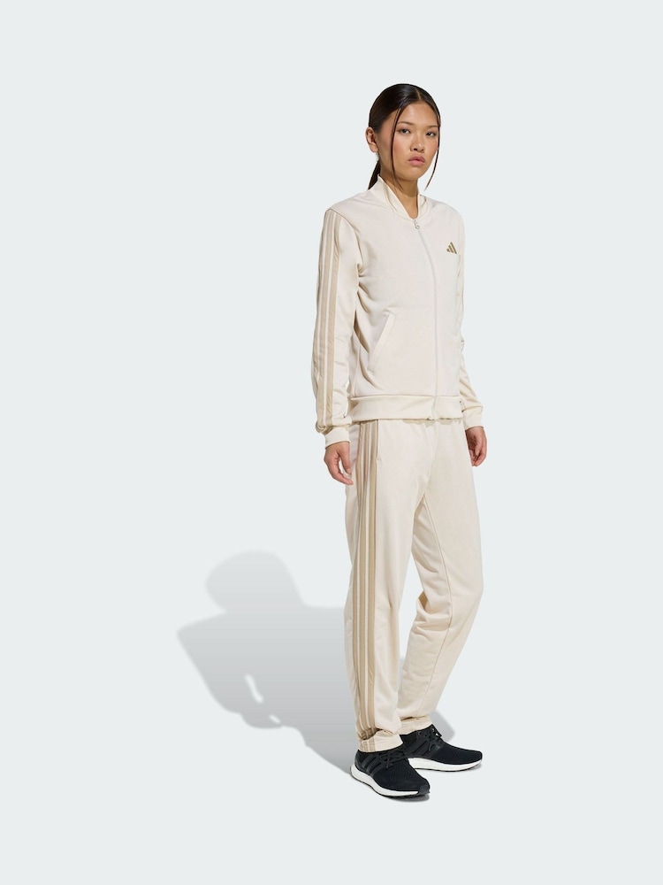 adidas Cream Dayready Tracksuit - Image 1 of 5 adidas Cream Dayready Tracksuit - Image 1 of 5