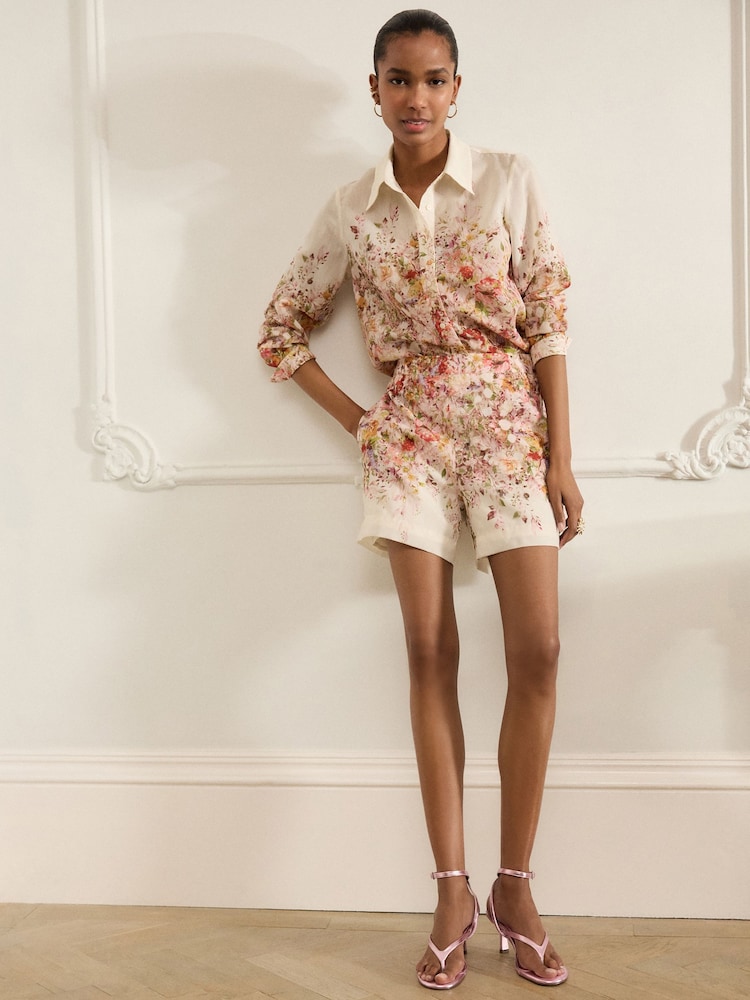 Multi - Short à imprimé floral - Image 3 of 5