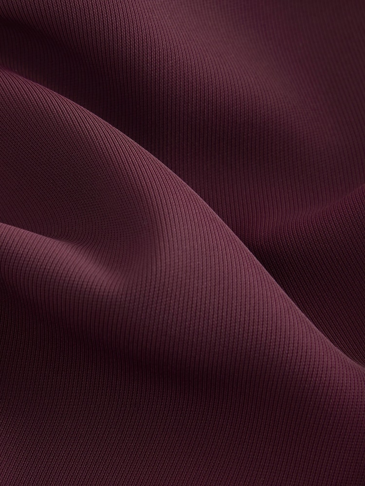 Burgundy Red Sleeveless Top with Tipping Detail - Image 9 of 9