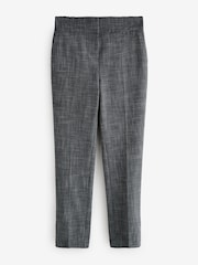 Grey Checked Shapewear Tailored Slim Trousers - Image 6 of 8