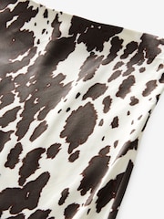 Vache - Jupe midi en satin imprimée - Image 5 of 6