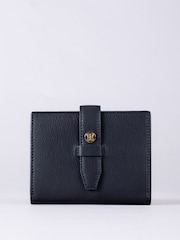 Lakeland Leather Blue Small Icon Stud Tab Purse - Image 2 of 4