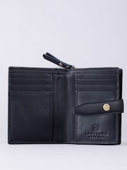 Lakeland Leather Blue Small Icon Stud Tab Purse - Image 3 of 4