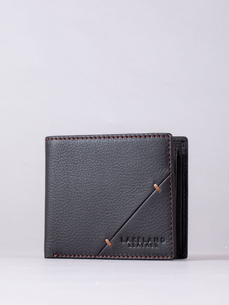 Schwarz Chrom - Lakeland Leather Allerdale Bi-Fold Wallet - Bild 1 von 4 Schwarz Chrom - Lakeland Leather Allerdale Bi-Fold Wallet - Bild 1 von 4