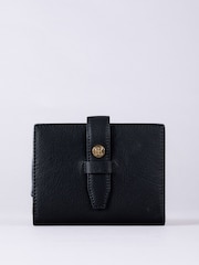 Lakeland Leather Black Small Icon Stud Tab Purse - Image 2 of 4