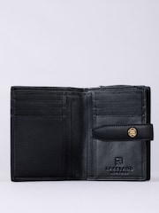 Lakeland Leather Black Small Icon Stud Tab Purse - Image 3 of 4