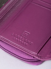 Lakeland Leather Pink Medium Icon Stud Tab Purse - Image 5 of 5