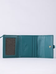 Lakeland Leather Green Mini Icon Stud Flapover Tab Purse - Image 4 of 5
