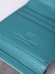 Lakeland Leather Green Mini Icon Stud Flapover Tab Purse - Image 5 of 5