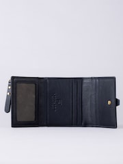Lakeland Leather Blue Mini Icon Stud Flapover Tab Purse - Image 5 of 5