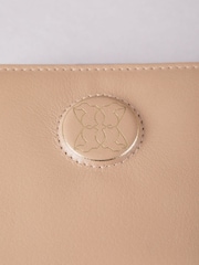 Lakeland Leather Brown Small Icon Embossed Zip Purse - Image 6 of 6