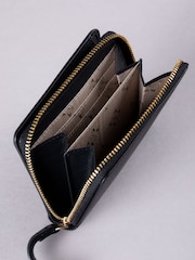 Lakeland Leather Black Small Icon Embossed Zip Purse - Image 4 of 6