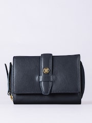 Lakeland Leather Blue Medium Icon Stud Tab Purse - Image 2 of 5