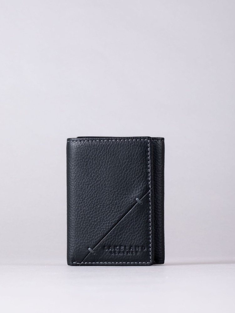 Lakeland Leather Black Allerdale Tri-Fold Wallet - Image 1 of 4