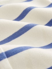 Cream Stripe Ribbed Wide Leg Trousers Leggings (3mths-7yrs) - Image 7 of 8