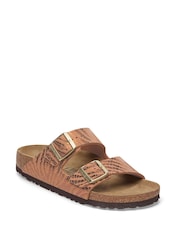 Birkenstock Animal Print Arizona Zebra Sandals - Image 2 of 3
