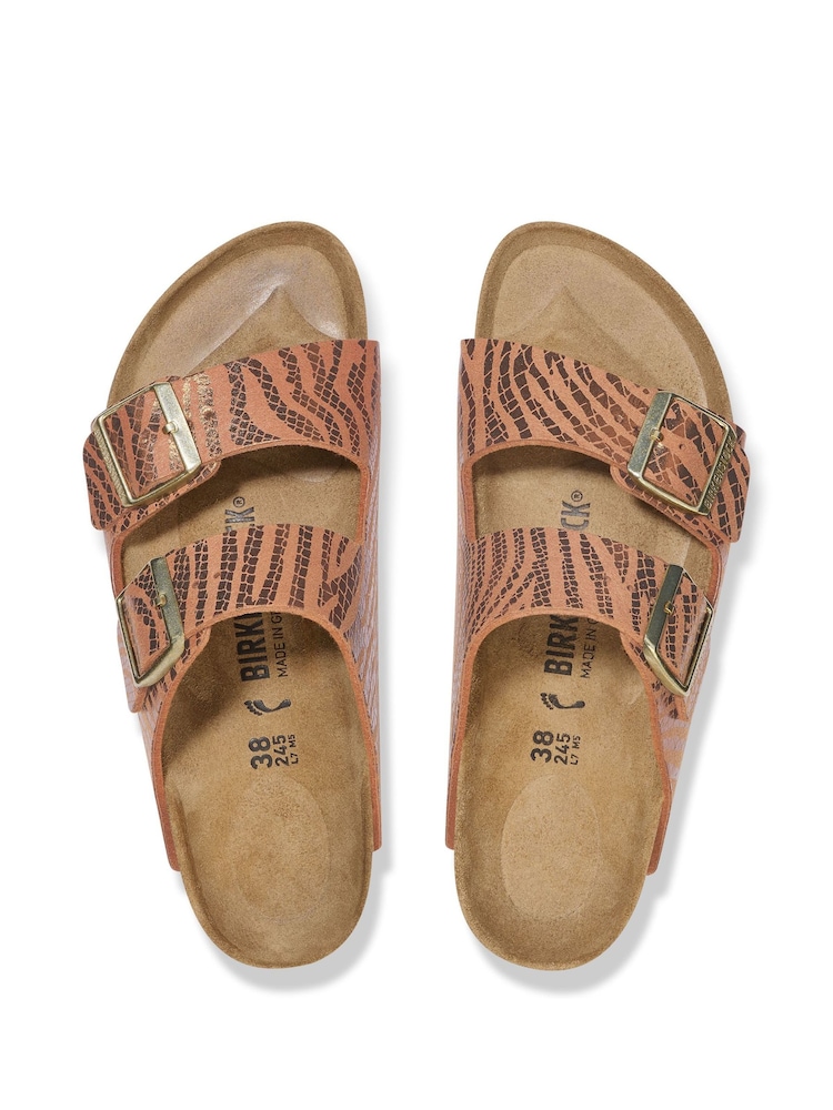 Birkenstock Animal Print Arizona Zebra Sandals - Image 3 of 3