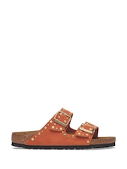 Marrón óxido - Birkenstock Arizona Rivet Suede Sandals - Imagen 1 de 3