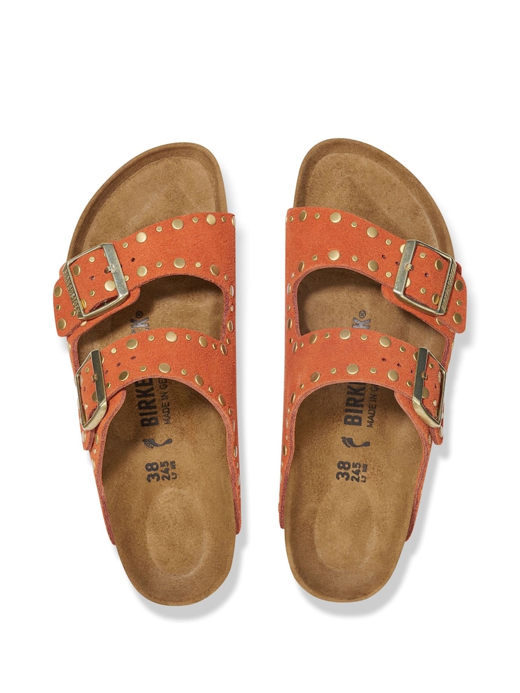 Marrón óxido - Birkenstock Arizona Rivet Suede Sandals - Imagen 3 de 3