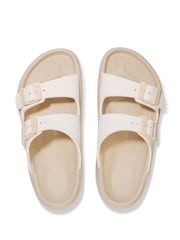 Birkenstock White Mogami Birko Flor Sandals - Image 3 of 3