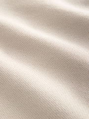 Cream Crew Neck Knitted Smart Jacket - Image 6 of 6