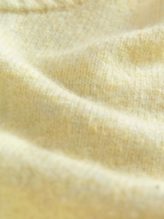 Yellow Crew Neck Knitted Cardigan - Image 7 of 8