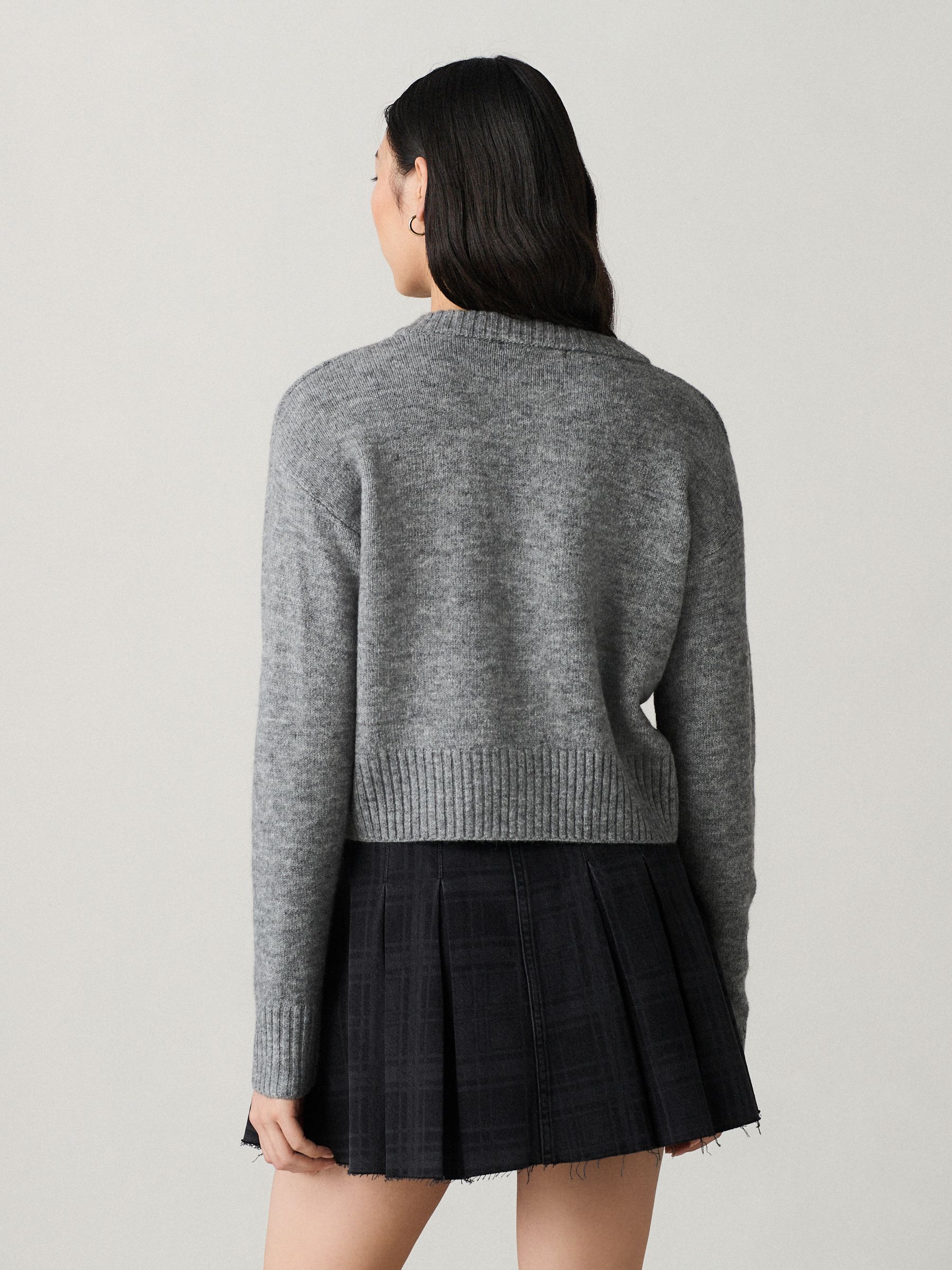 極美品 2024SS ナゴンスタンス knit college cardigan nagonstans(ナゴンスタンス) spring cotton-knit college