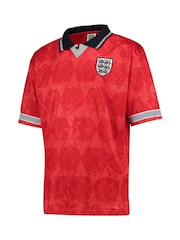 Fanatics Red England 1990 World Cup Finals Away Shirt - Image 1 of 2