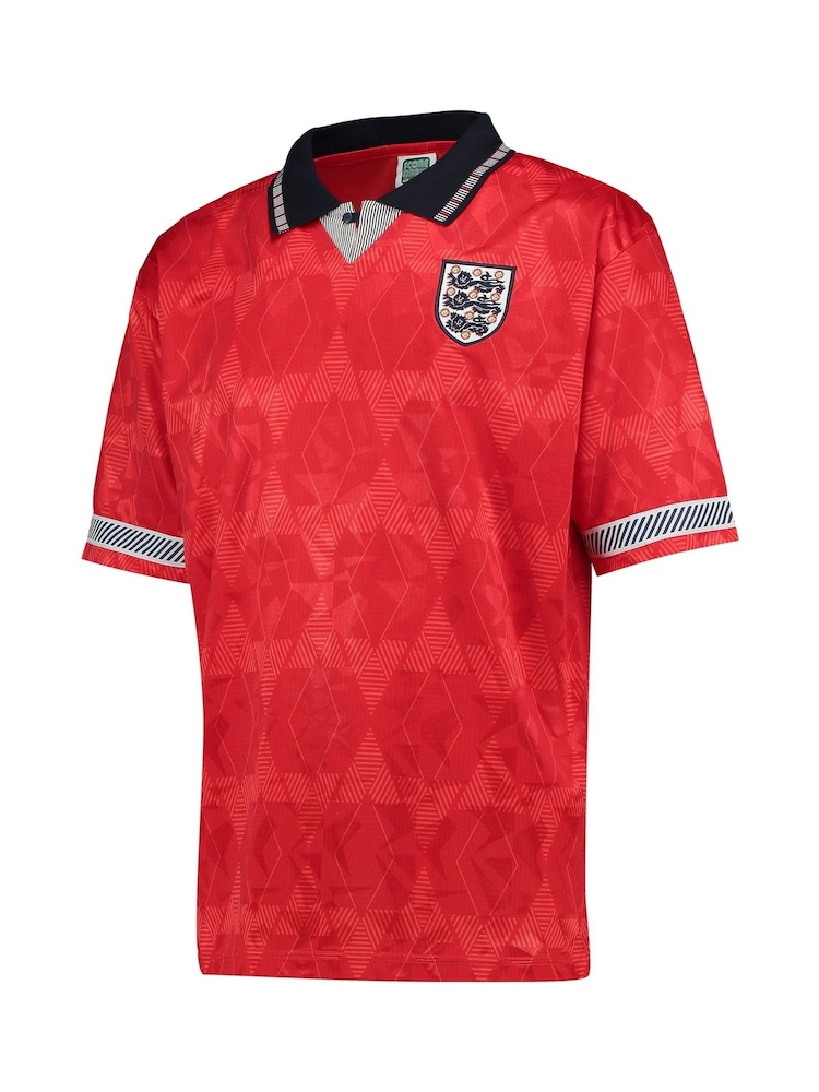 Fanatics Red England 1990 World Cup Finals Away Shirt - Image 1 of 2