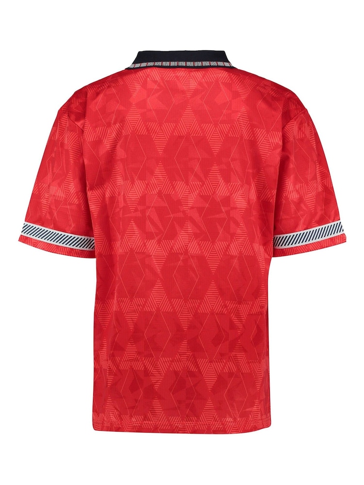 Fanatics Red England 1990 World Cup Finals Away Shirt - Image 2 of 2