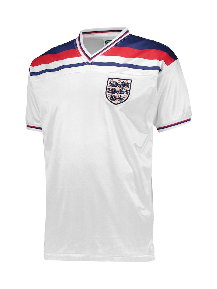 Fanatics England 1982 World Cup Finals White Shirt - Image 1 of 3 Fanatics England 1982 World Cup Finals White Shirt - Image 1 of 3