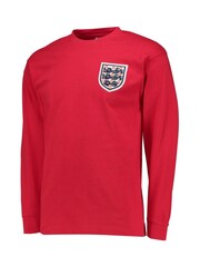 Fanatics Red 100% Cotton England 1966 World Cup Final Away Shirt - Image 1 of 3