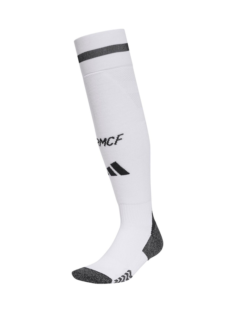adidas White Real Madrid Home Socks 2024-25 - Image 1 of 3