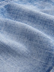 Light Blue Acid Wash Pull On 100% Cotton Jeans - Image 4 of 4