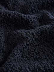 Blue Navy 100% Cotton Broidery Knitted Tank Layer Jumper - Image 5 of 6