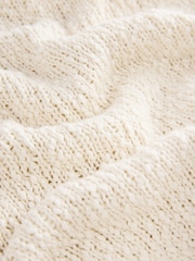 White Ecru 100% Cotton Broidery Knitted Tank Layer Jumper - Image 7 of 8