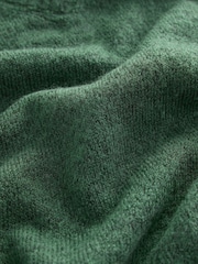 Green V-Neck Knitted Tank Shirt Layer Jumper with Wool - Image 6 of 7