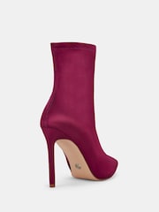 Novo Red Regular Fit Katya Point Stiletto Ankle Boots - Image 4 of 5