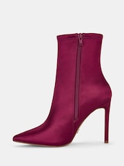 Novo Red Regular Fit Katya Point Stiletto Ankle Boots - Image 5 of 5