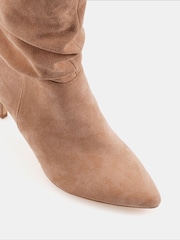 Novo Natural Dekota Ruched Point Mid Calf Boots - Image 5 of 5