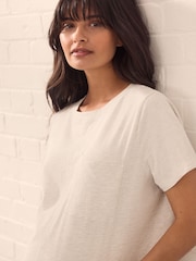 Oatmeal Leopard Maternity Short Sleeve Pyjamas - Image 6 of 8