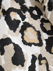 Oatmeal Leopard Maternity Short Sleeve Pyjamas - Image 7 of 8