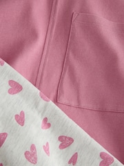 وردي قلب - Maternity Short Set Pyjamas - صورة 3 من 4