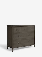 Dark Grey Sadie Solid Mango Wood 5 Drawer Chest of Drawers - Image 6 of 7