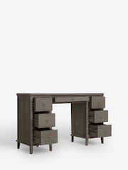 Dark Grey Sadie Solid Mango Wood 7 Drawer Console Dressing Table - Image 9 of 10