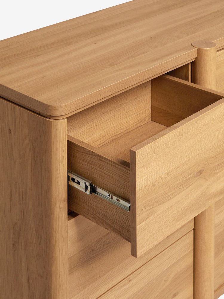 Light Natural Noa Oak Effect 9 Drawer Chest of Drawers - Image 8 of 8
