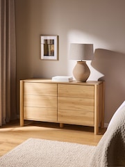 Light Natural Noa Oak Effect 6 Drawer Chest of Drawers - Image 2 of 7