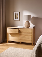 Light Natural Noa Oak Effect 6 Drawer Chest of Drawers - Image 3 of 7
