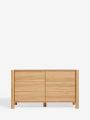 Light Natural Noa Oak Effect 6 Drawer Chest of Drawers - Image 5 of 7